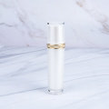 Luxury vacío en stock de plástico recolector acrílico recipiente frasco frascos de cuidado de la piel blanca